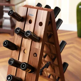 CASARIA Weinregal 36 Flaschen 87 x 55 x 39 cm Braun