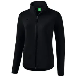 Erima Damen Sweatjacke, Größe 40 in Schwarz black