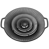 GEFU Überkochschutz BOLLA aus Silikon 30 cm anthrazit