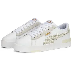 Puma Sneaker Jada Renew Laser Cut weiss/gold Damen