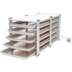 5er-Einschubrahmen Xiros Mikro (ohne Tabletts) | Edelstahl | Holland Green Science