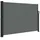 vidaXL Seitenmarkise Ausziehbar 140 x 600 cm Grau Polyester
