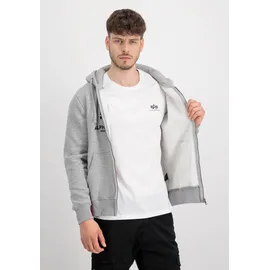 Alpha Industries Basic Reißverschlusspullover Grey Heather S