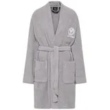 Carlo Colucci Bademantel Vito Damen - L - silber