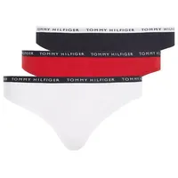 Tommy Hilfiger Underwear Slip (3-St) mit schmalem Logobündchen blau|rot S