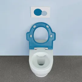 Geberit Bambini Stand-WC mit WC-Sitz Weiß KeraTect