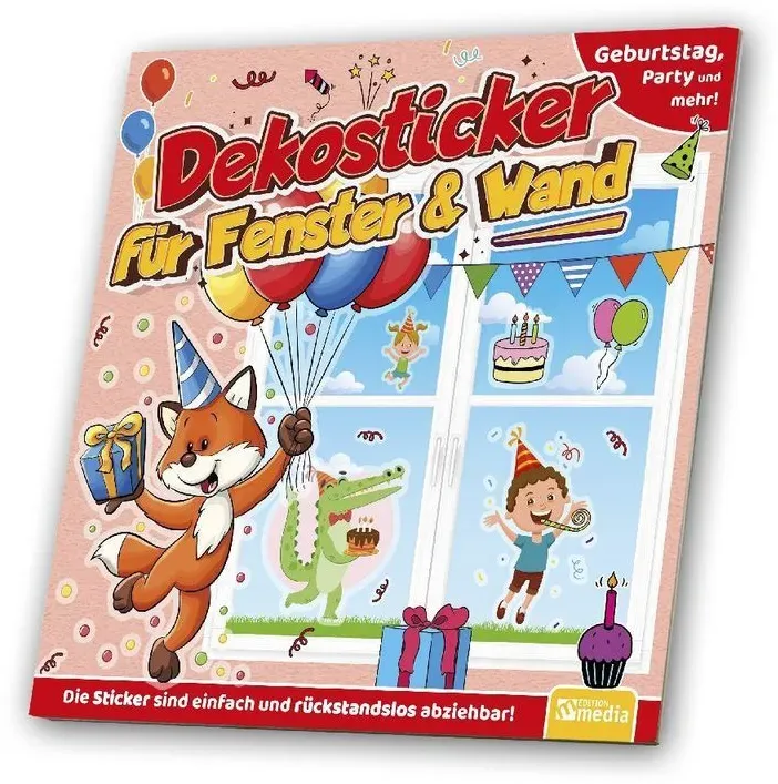 Fenster- / Wandbild: Geburtstag, Party & Mehr!, Loseblatt