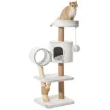 Nobby Runa Kratzbaum 48 x 48 x 125 cm grau/weiß