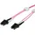 EasyLan LWL-LED-Patchkabel duplex 50/125μm OM4, LC/LC, violett, 1 m