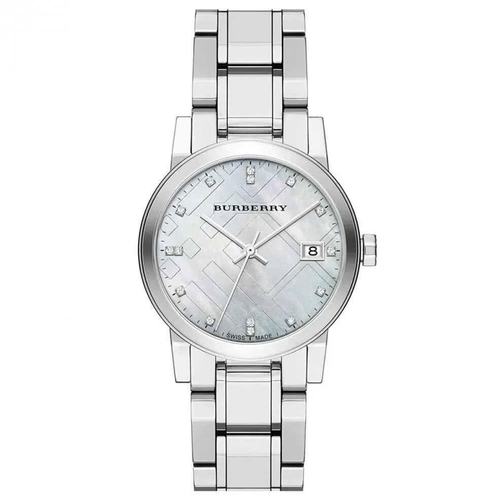 Burberry The City Damenuhr silber
