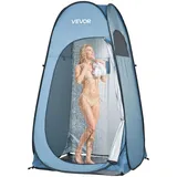 Vevor Duschzelt Pop Up Blau
