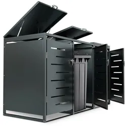 Metall Mülltonnenbox Arel