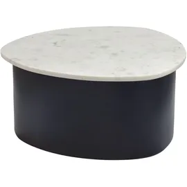 FineBuy Couchtisch Schwarz 63cm Marmor / 63x63x30 | Gr.: onesize