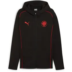 PUMA FC St. Pauli Casuals Kapuzenjacke Herren 07 - PUMA black/PUMA red XXL