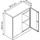 Gürkan G-Office Aktenschrank 92 x 42 x 100 cm grau