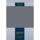 JANINE Topper-Spannbetttuch 5001 Jersey 180 x 200 - 200 x 220 cm opalgrau
