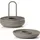 ZONE Denmark Eierbecher mit Halter, Taupe