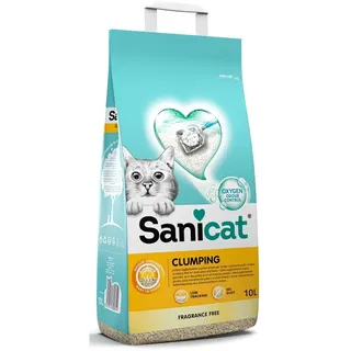 Sanicat Klumpende Katzenstreu Parfümfrei Katze 10 l