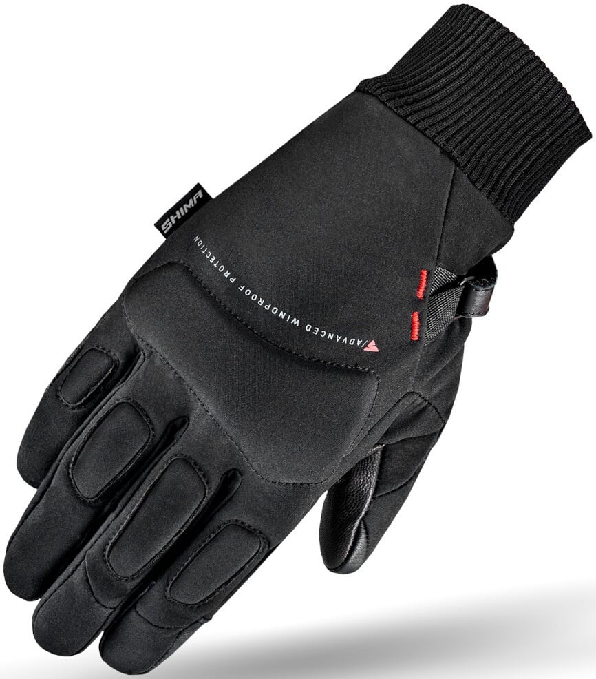 SHIMA Oslo Wind Damen Motorrad Handschuhe, schwarz, Größe XS