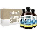 hohes C Vitamin Shots Regeneration (3 x 330ml) – Für die tägliche Leistung; mit Ingwer, Maracuja, Zitrone und Acerola – vegan, ohne Zuckerzusatz & Konservierungsstoffe