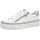 Marco Tozzi Plateau Sneaker Damen Beige/Weiß 37