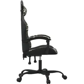 vidaXL Gaming-Stuhl Drehbar Schwarz und Tarnfarben