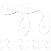 Lurrose 10 Stück Brillen-Nasenpads Aus Silikon Brillen-Anti-Halter Brillen-Nasenpads U-Förmige Nasenpads Brillenpads Nasenpads Ersatz-Suite Sonnenbrille