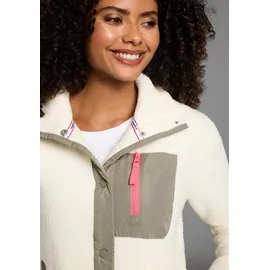 KangaROOS Fleecejacke in beige khaki), | Gr.: 46,