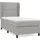 vidaXL Boxspringbett 100 x 200 cm Hellgrau