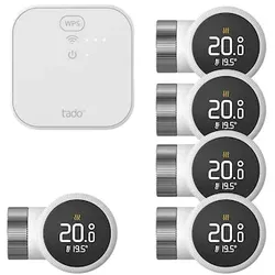 tado° X Starter Set Smarte Heizung • 5x smartes Heizkörper-Thermostat
