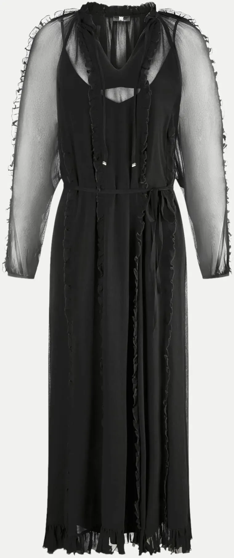 Maxi-Kleid Schwarz 34