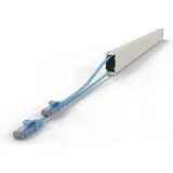 PATCHBOX patchbox.one Kupferkassette 46RU 2,5 m, Cat. 6a, U/UTP, PoE++, blau