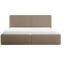 FEDVE Polsterbett Doppelbett Riberia Slim Bett Bettkasten 140x200 cm, Schlafzimmer, Betten, Polsterbetten