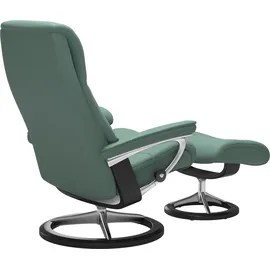 Stressless Stressless® Relaxsessel »View« mit Signature Base, Größe M,Gestell Schwarz grün
