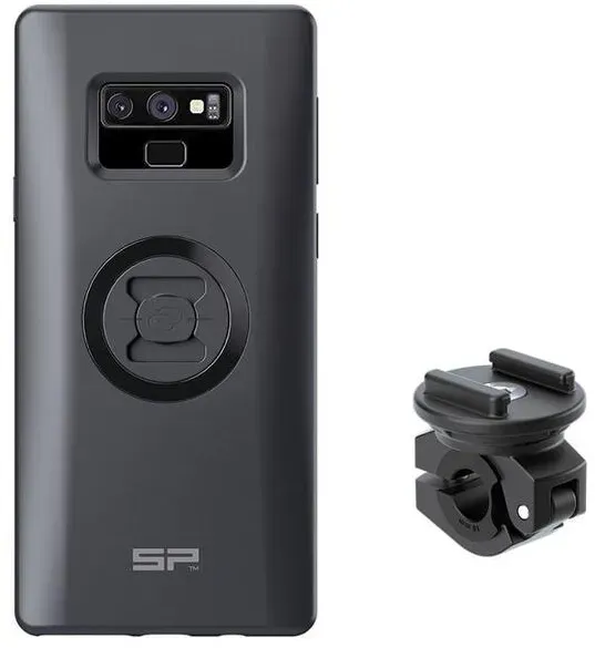 SP Connect Complete Pack Moto-bundel gemonteerd op achteruitkijkspiegel - Samsung Note 9