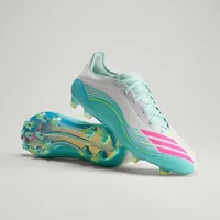 adidas F50 Elite FG Herren Cloud White/Lucid Pink/Flash Aqua 48
