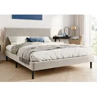 Home collective Polsterbett 140x200 und 160x200 cm mit Lattenrost