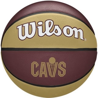 Wilson Basketball, NBA Team Tribute, Cleveland Cavaliers, Outdoor und Indoor, Größe: 7,