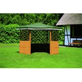 Promadino Marburg Gartenpavillon 3,09 x 3,09 m braun