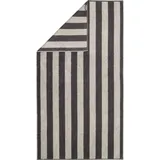 CAWÖ Handtücher Pure Stripes 6502 basalt - 77 Duschtuch 80x150 cm