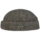 Stetson Schiebermütze Dockermütze Lavoy Fischgrat Woolrich grau 59/L