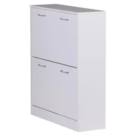 KADIMA DESIGN Kiel 75 x 87 x 24 cm 2 Fächer weiß matt / weiß