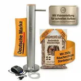 OK4Y Kaltrauchgenerator XXL  Edelstahl 4,3?L, 70?cm für Räucherofen, Smoker & G