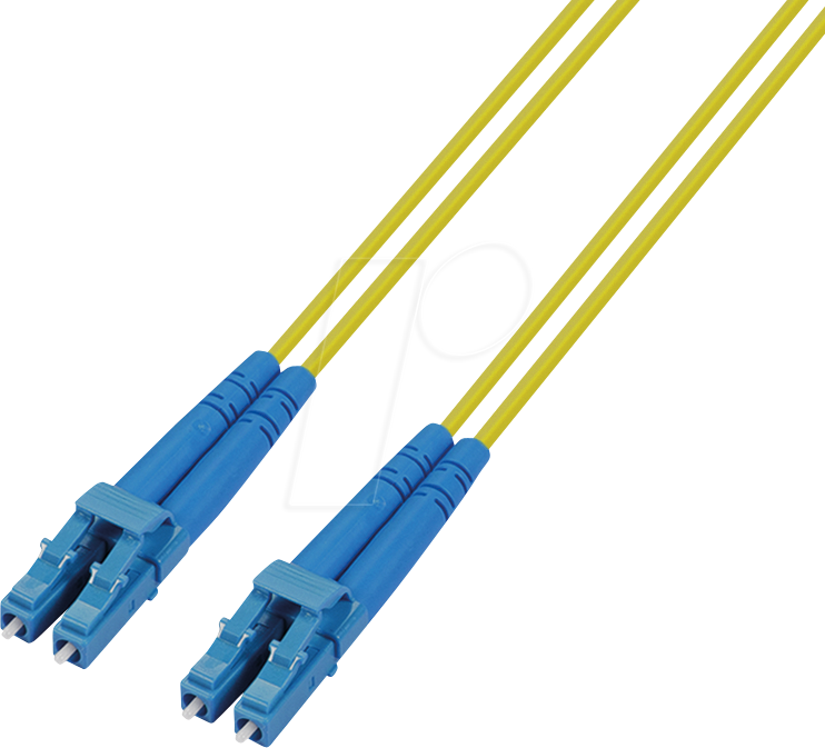 TTL 61955D-10M - LWL Kabel, LC Duplex / LC Duplex, 9/125μ, OS2, gelb, 1m
