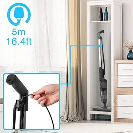 Duronic VC9 Bodenstaubsauger schwarz-transparent