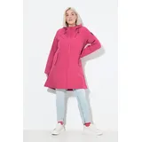Ulla Popken Mantel in granatpink | 54-56