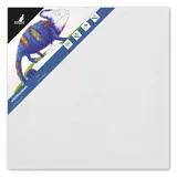 Kangaro Leinwand 30x30 cm 380 g Weiß