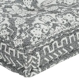 vidaXL Palettensofa-Auflage 1 St. hellgrau Stoff Patchwork