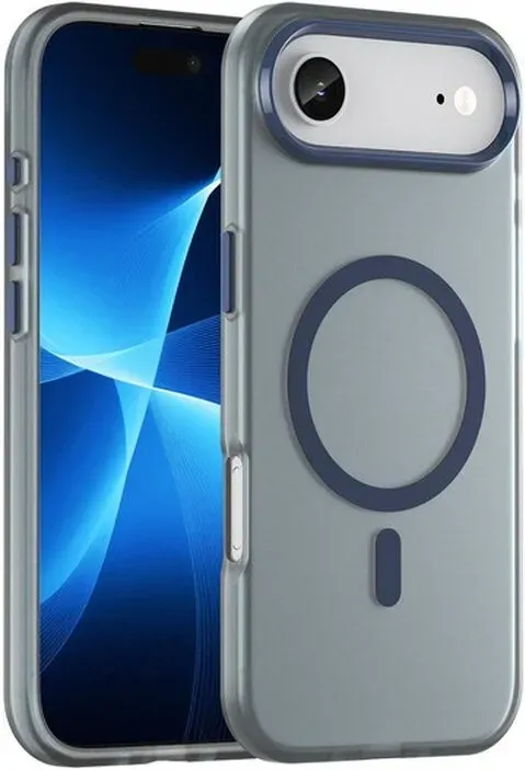 Magnetische Loop-Hülle für iPhone 17 Air, kompatibel mit MagSafe, mattblau