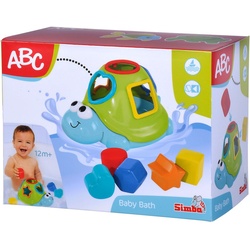 ABC-Dickie-Simba Steckspielzeug Schwimmende Sortierschildkröte mit 5 Steckteilen 104010027